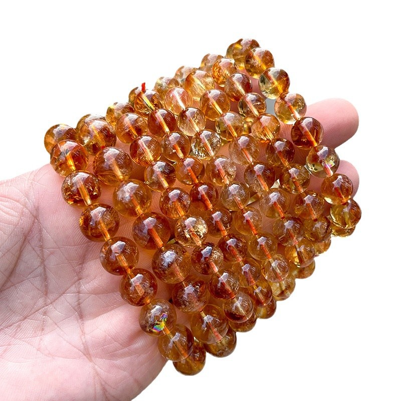 7A Yellow Tangerine Quartz Bracelet – Wealth, Wholesale