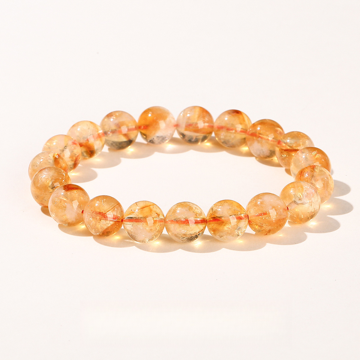 7A Yellow Tangerine Quartz Bracelet – Wealth, Wholesale