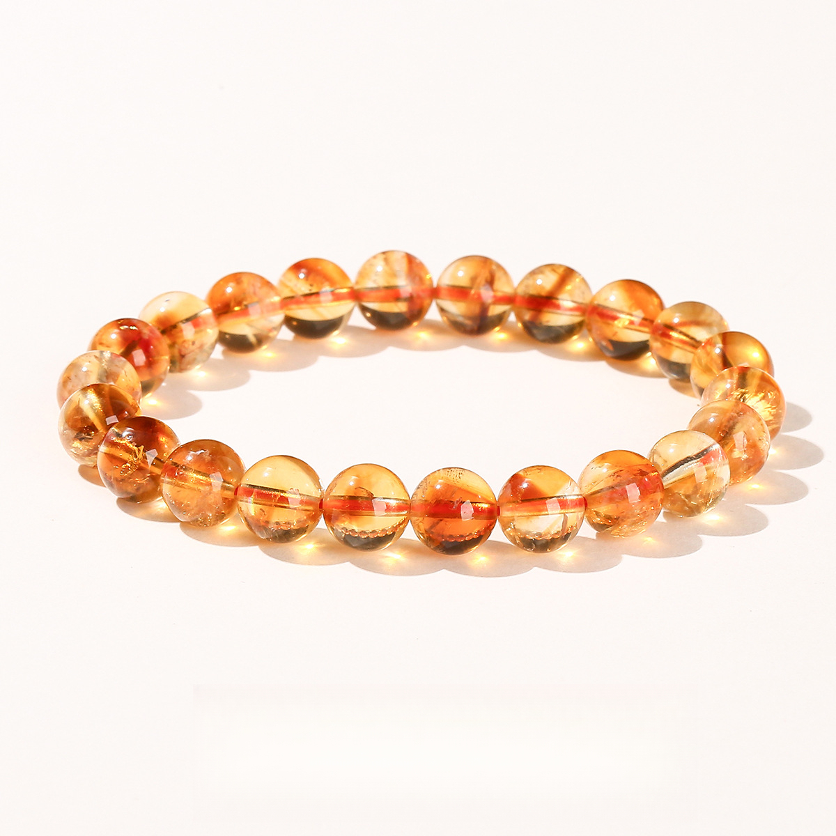 7A Yellow Tangerine Quartz Bracelet – Wealth, Wholesale