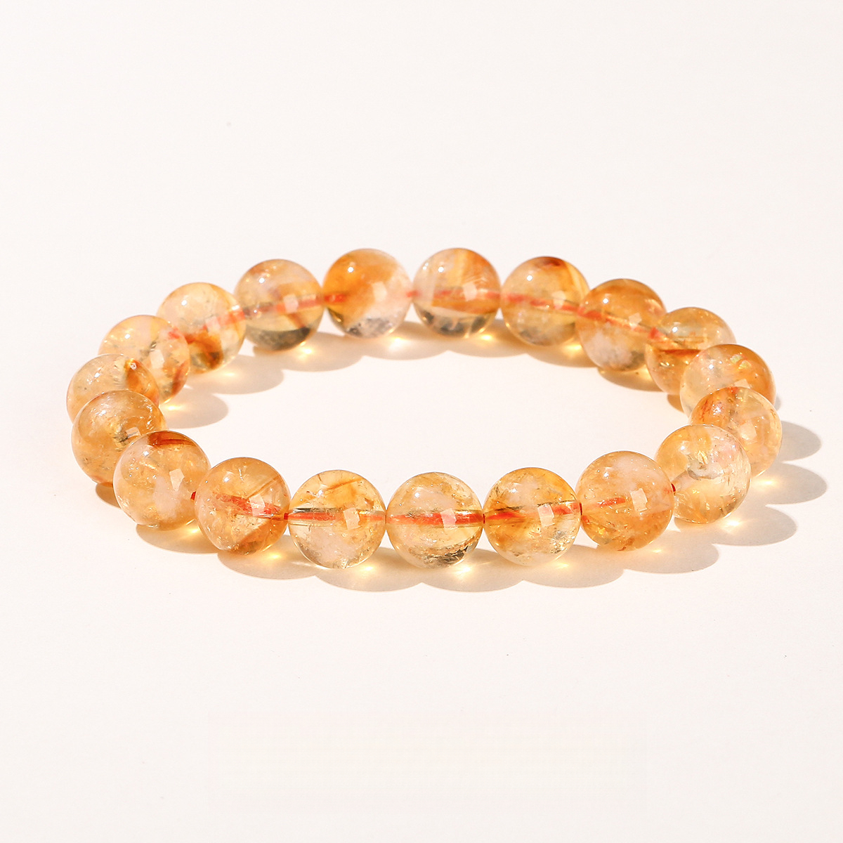 7A Yellow Tangerine Quartz Bracelet – Wealth, Wholesale