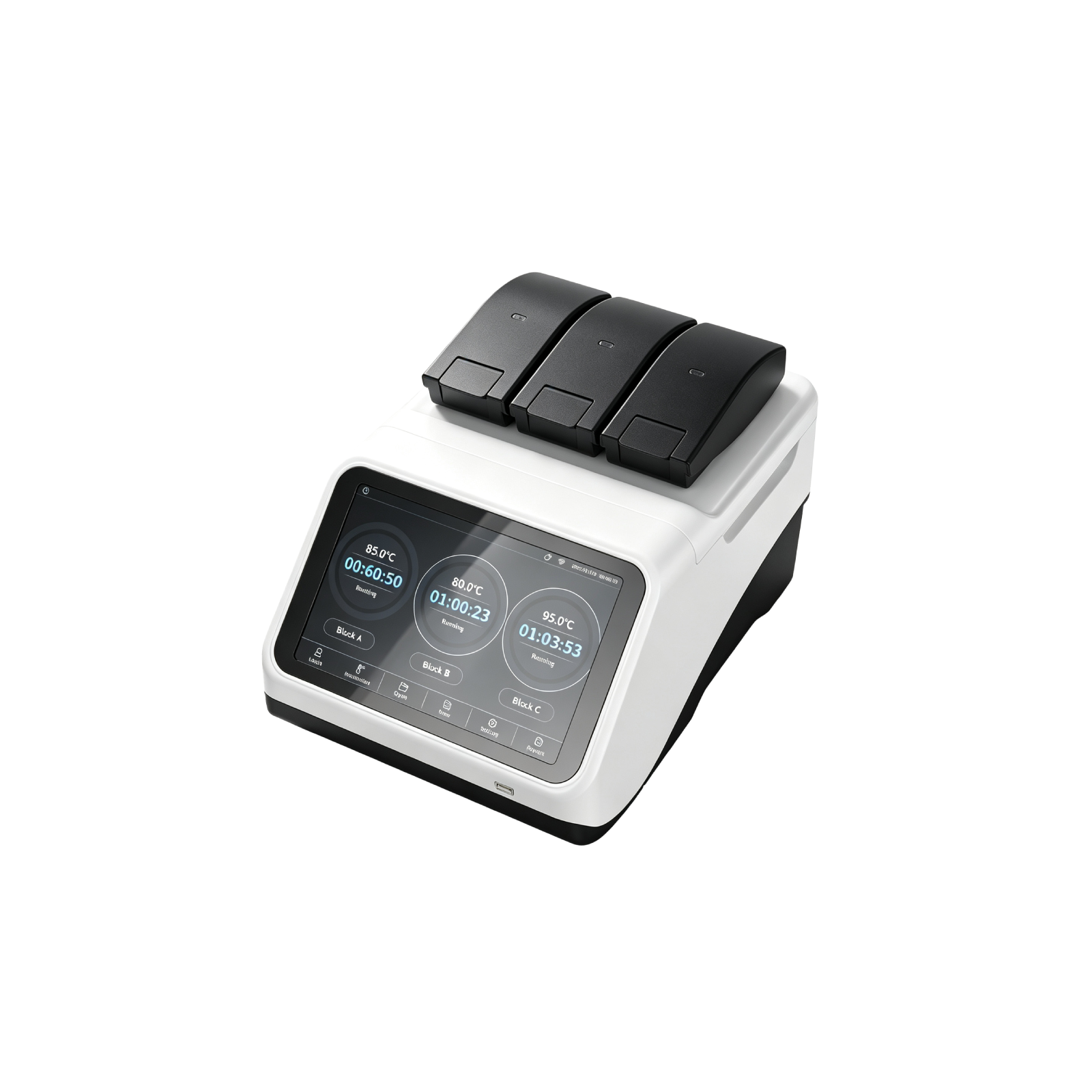 OptimaFlex Triple Block Gradient PCR Thermal Cycler | 10.1 Inch Touch Screen with 3 Independent Heating Blocks