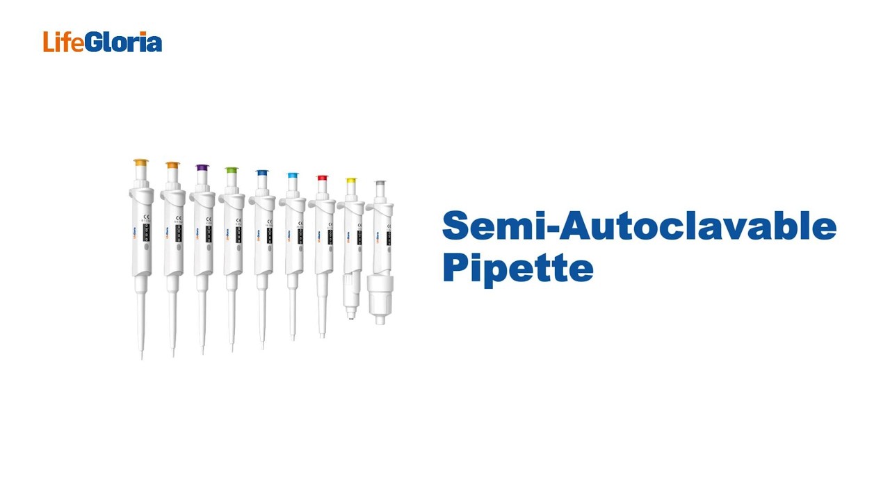 Adjustable Single Channel Micropipette | Semi-Autoclavable Laboratory Pipette 0.1μL–10mL for Accurate Liquid Handling