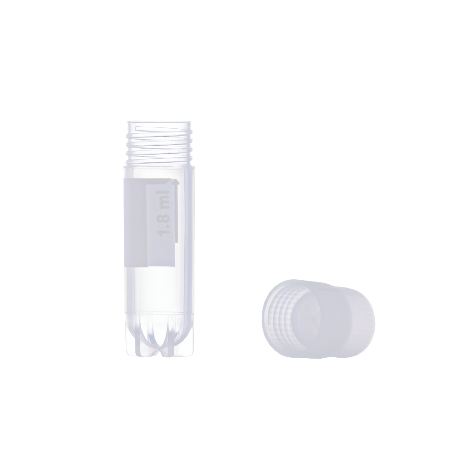 1.8 mL Internal Thread Cryovials, Screw Cap Cryogenic Storage Vials, 1,800 pcs/Case