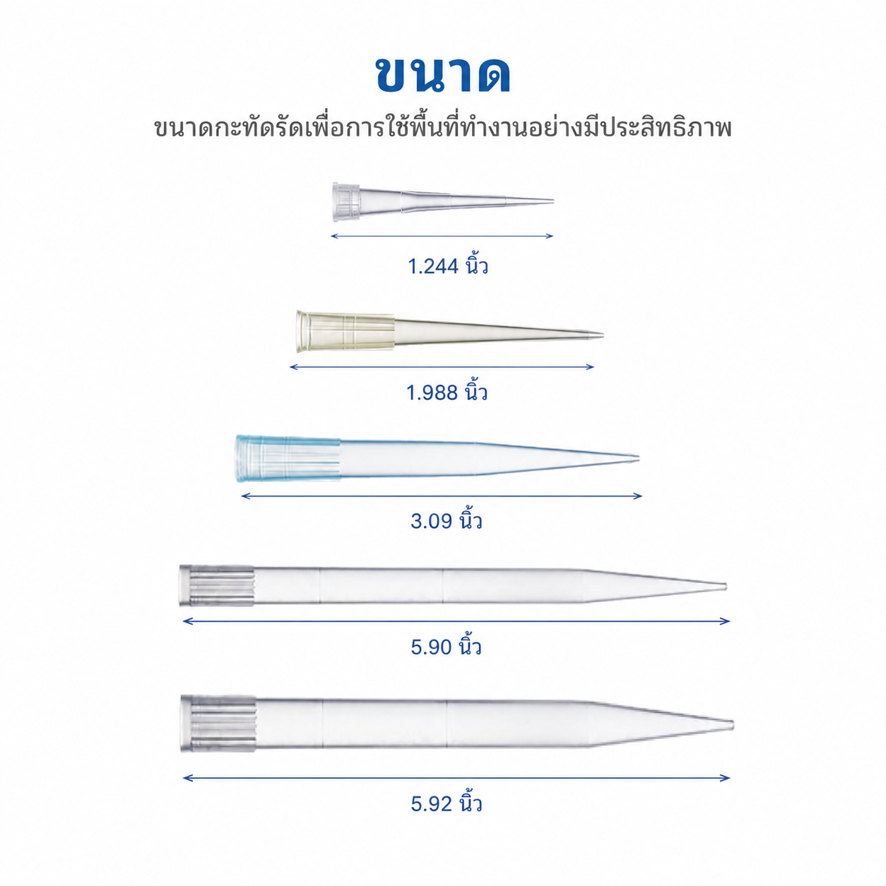 ทิปปิเปตแบบบรรจุถุง 200 µL | สีเหลือง 1000 ทิป/ถุง 20 ถุง/ลัง