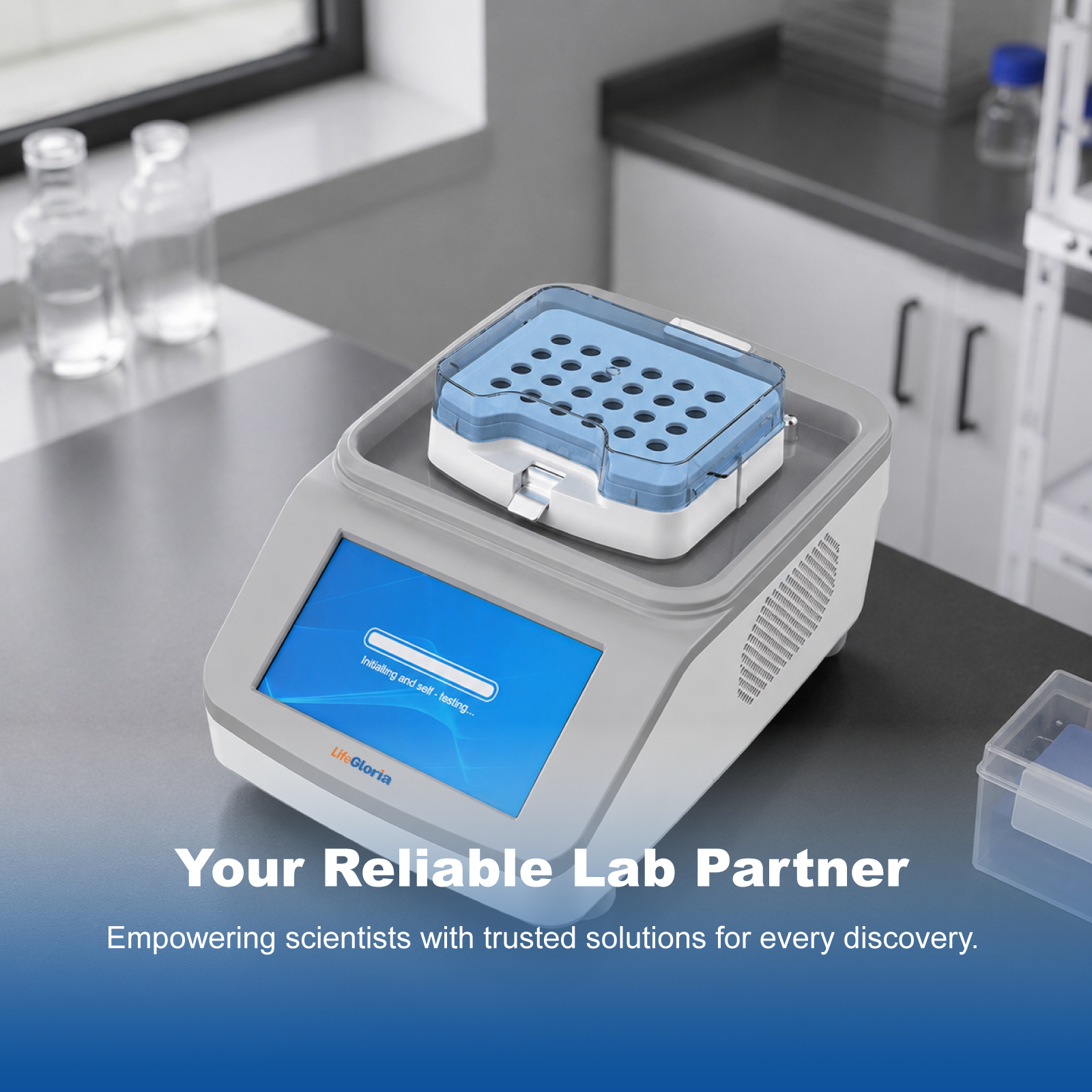 Thermo Mixer with Heating & Cooling | 7-Inch Touch Screen Dry Bath Incubator