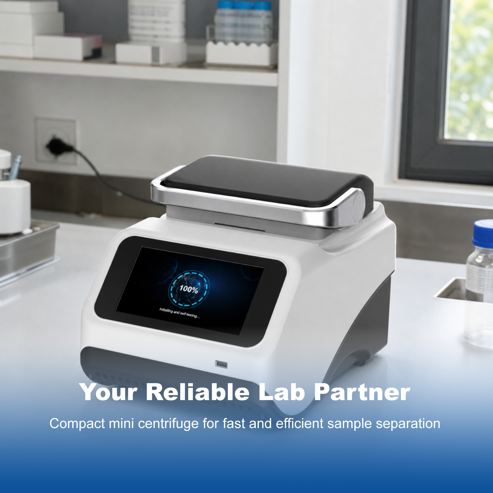 7 Inch Touch Screen Gradient PCR Thermal Cycler | ±0.25℃ Temperature Accuracy for DNA Amplification