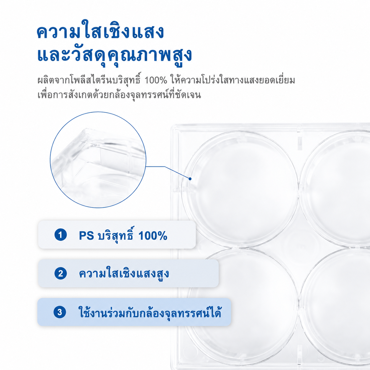 [Copy]Đĩa nuôi cấy tế bào vô trùng 6 & 96 giếng | Nhựa Polystyrene (PS) xử lý bề mặt nuôi cấy mô, không chứa DNase/RNase, dùng cho nuôi cấy tế bào & nghiên cứu trong phòng thí nghiệm