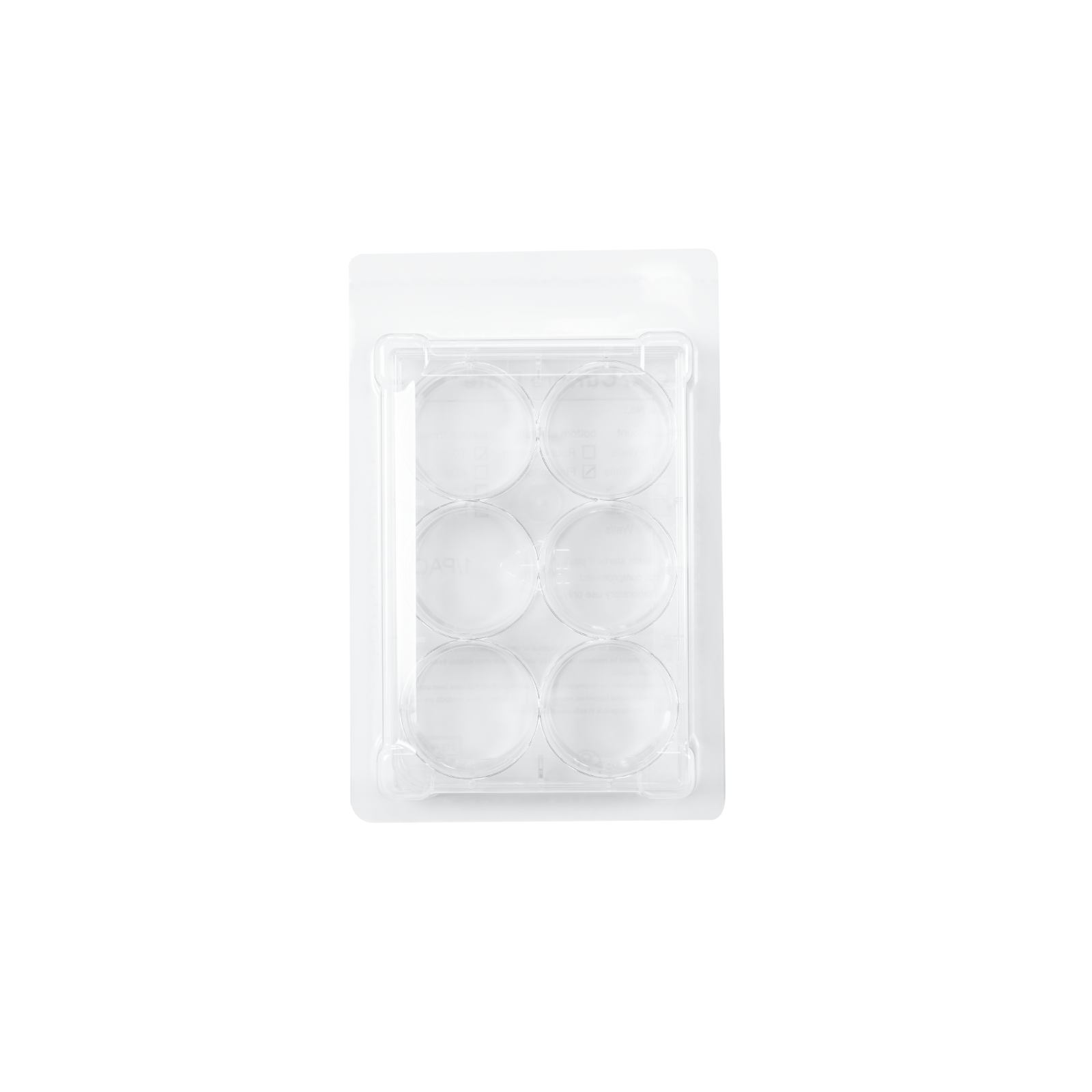 Sterile Cell Culture Plates 6&96 Well | Tissue Culture Treated Polystyrene (PS), DNase RNase Free Lab Plates for Cell Culture & Research