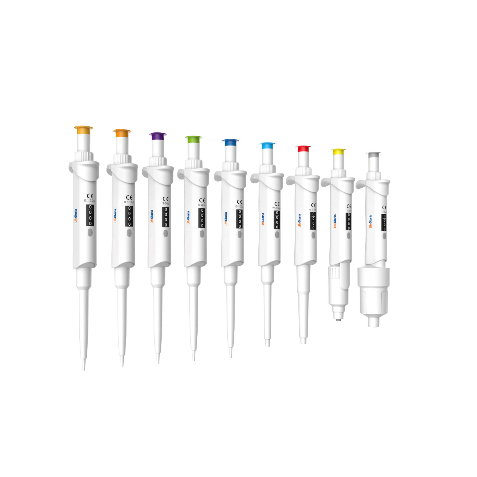 Adjustable Single Channel Micropipette | Semi-Autoclavable Laboratory Pipette 0.1μL–10mL for Accurate Liquid Handling