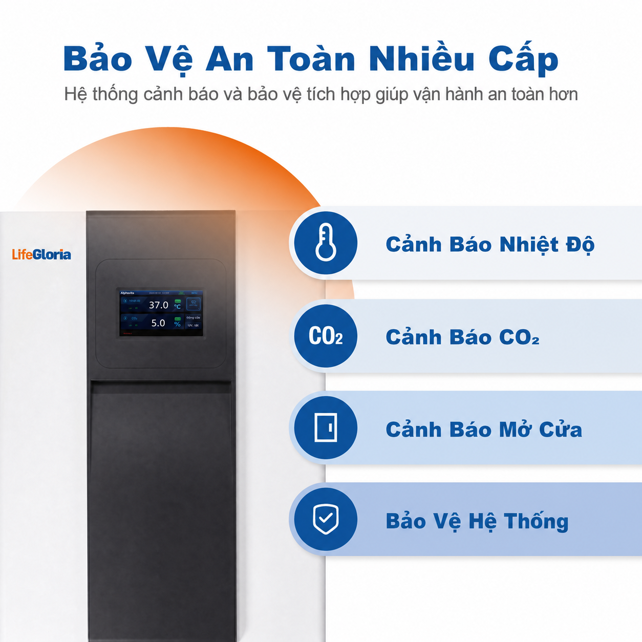 Tủ ấm CO2 170L và 240L với buồng SUS304 | Tủ ấm nuôi cấy tế bào màn hình cảm ứng, kiểm soát chính xác nhiệt độ, CO2 và độ ẩm