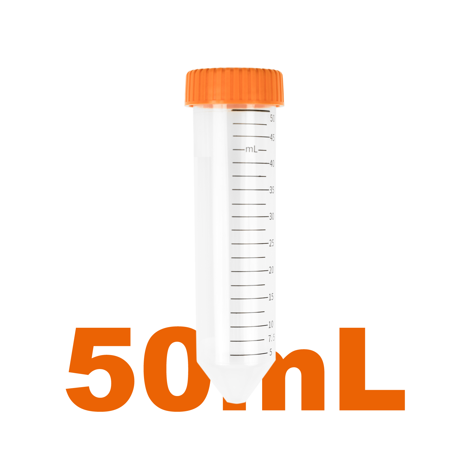 Sterile Conical Centrifuge Tubes, 15 mL and 50 mL | PP, Graduated, DNase/RNase-Free