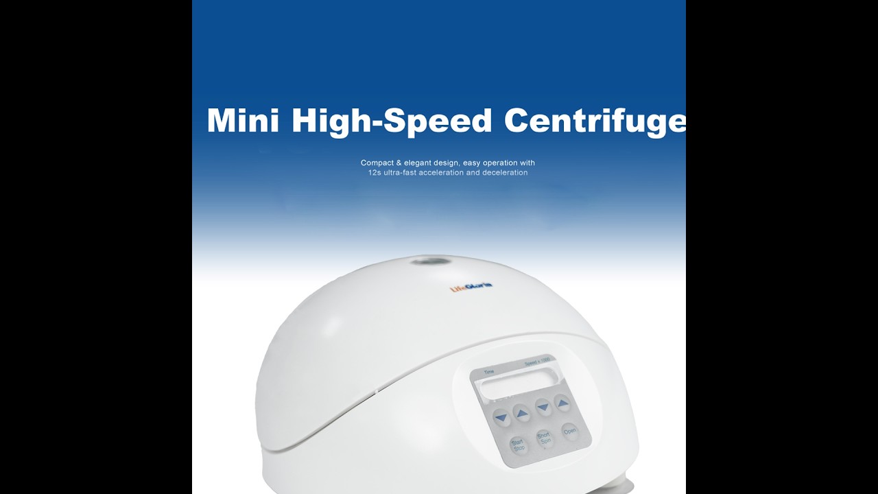 Mini Centrifuge 15,000 RPM | Digital Microcentrifuge for PCR & DNA Sample Preparation