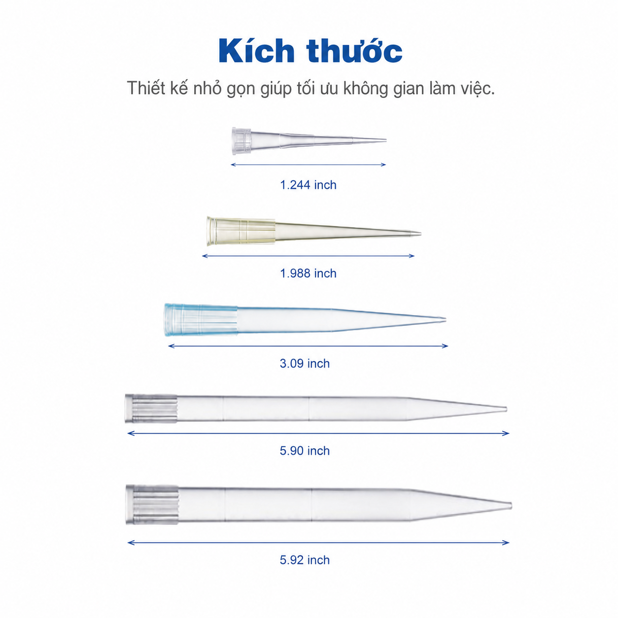 Đầu tip pipet vô trùng dạng rack, 0,5–10 µL đến 10 mL | Đầu tip phòng thí nghiệm nhiều thể tích