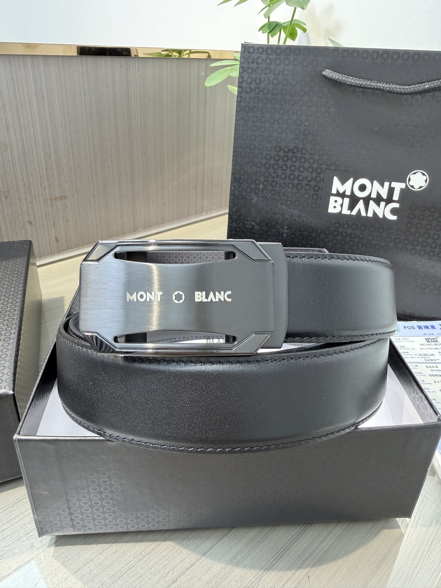 モンブラン「Montblanc」ベルト 自動ベルト