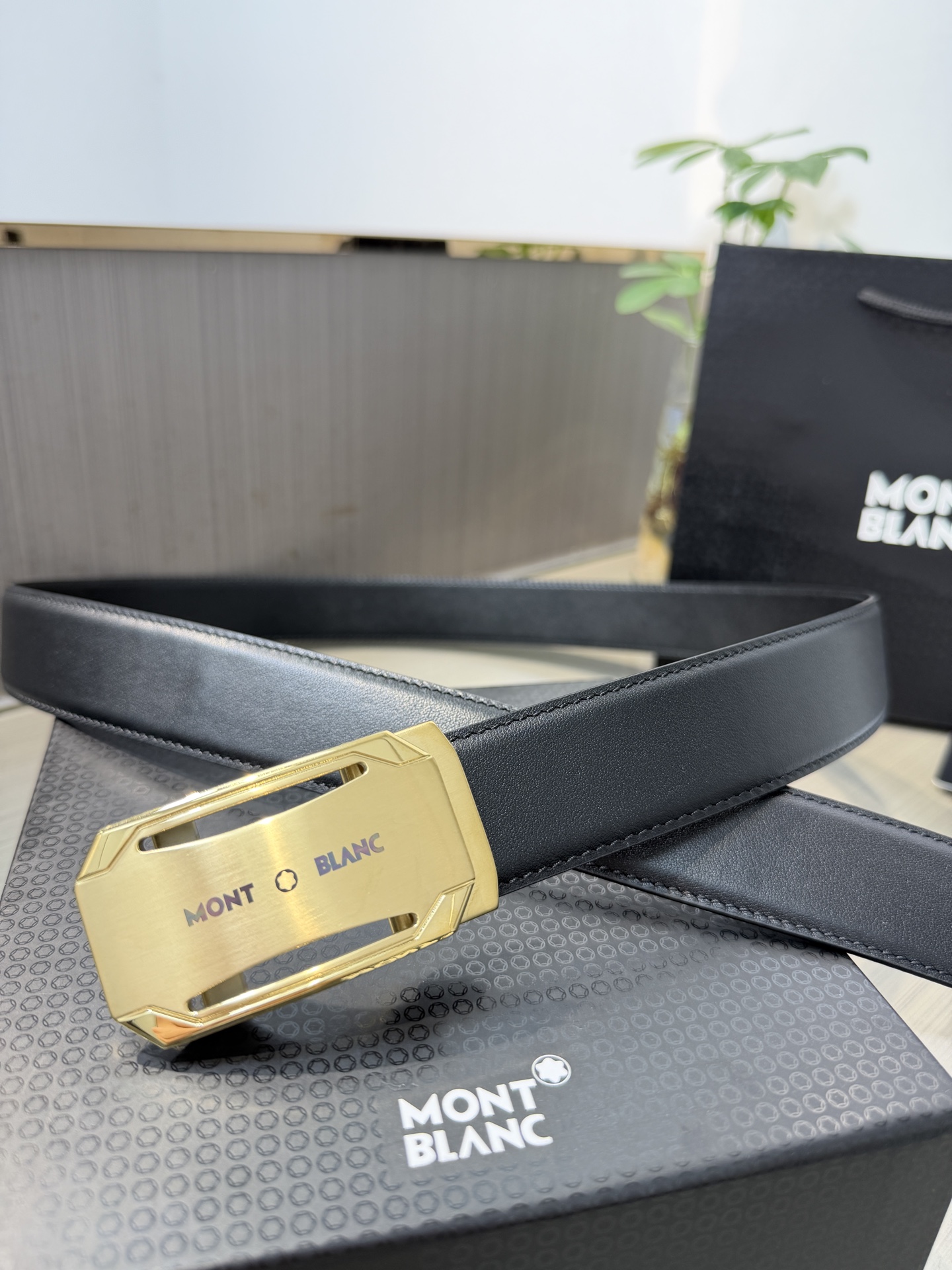 モンブラン「Montblanc」ベルト 自動ベルト