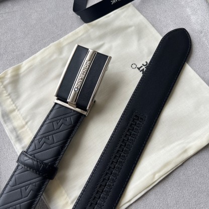 モンブラン「Montblanc」ベルト 黒と茶色の両面レザーベルト