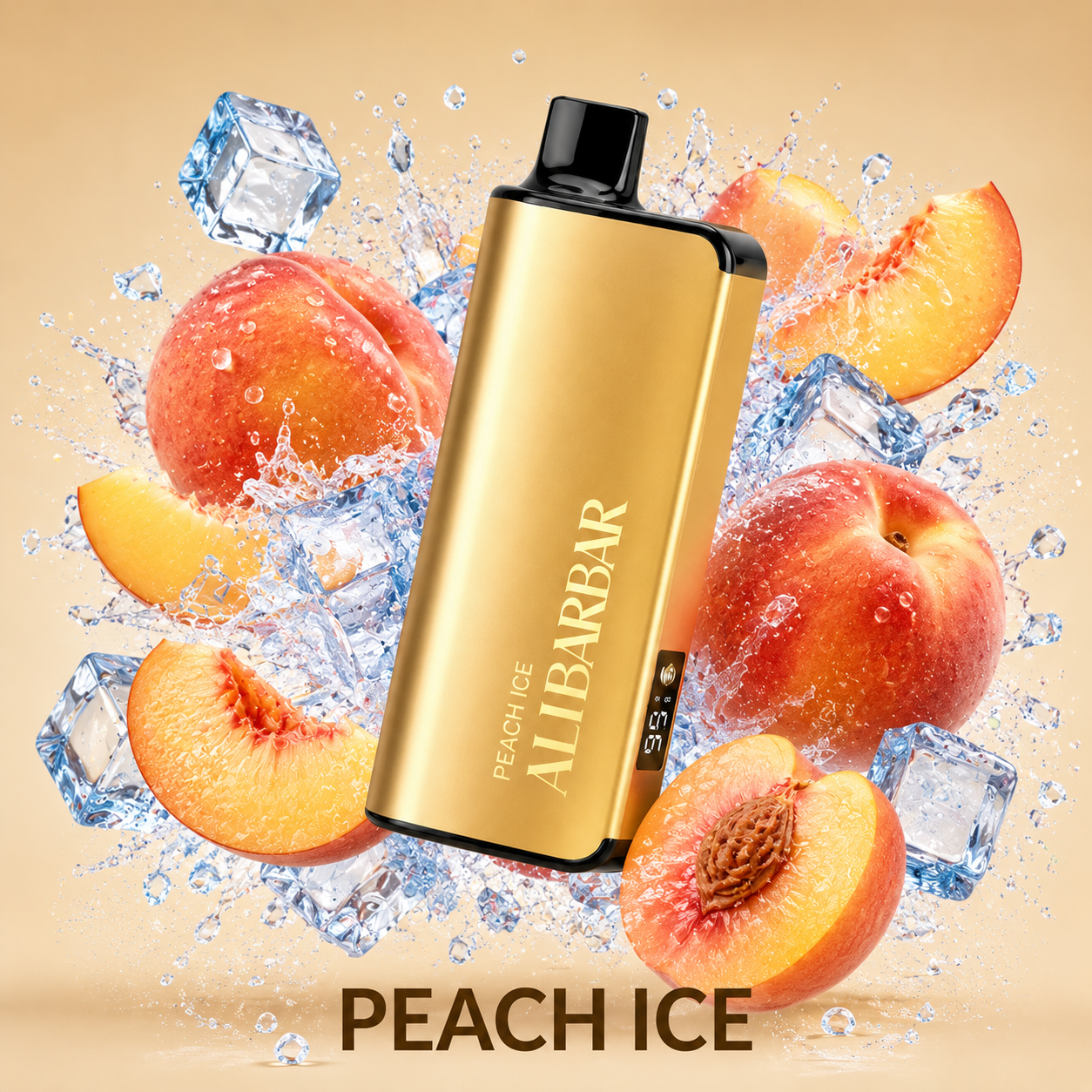 Peach ice