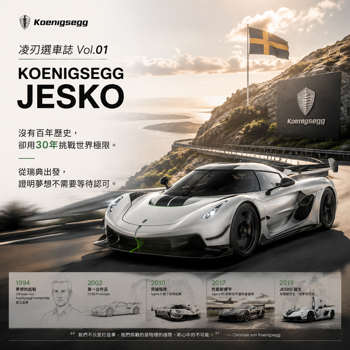 凌刃 LR Space®｜Koenigsegg Jesko Attack 1:24 合金收藏模型
