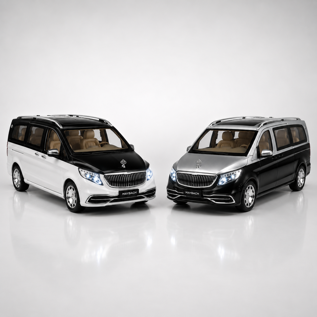 【1/24 Mercedes-Maybach VS680】比例1/24邁巴赫VS680豪华商务合金汽车模型 