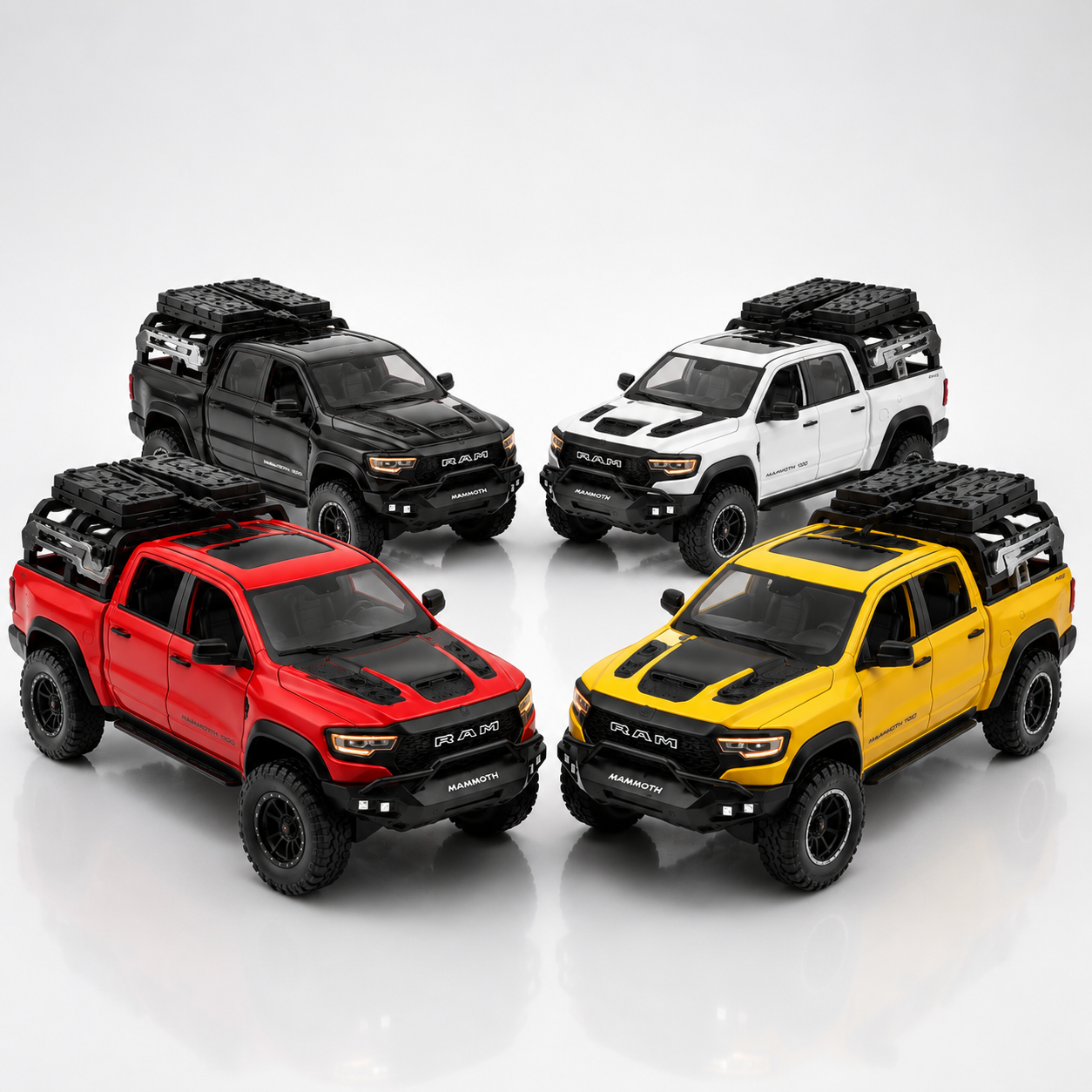 【1/32 Hennessey Mammoth RAM TRX 】比例1/32道奇猛獁象 RAM 越野合金汽車模型 