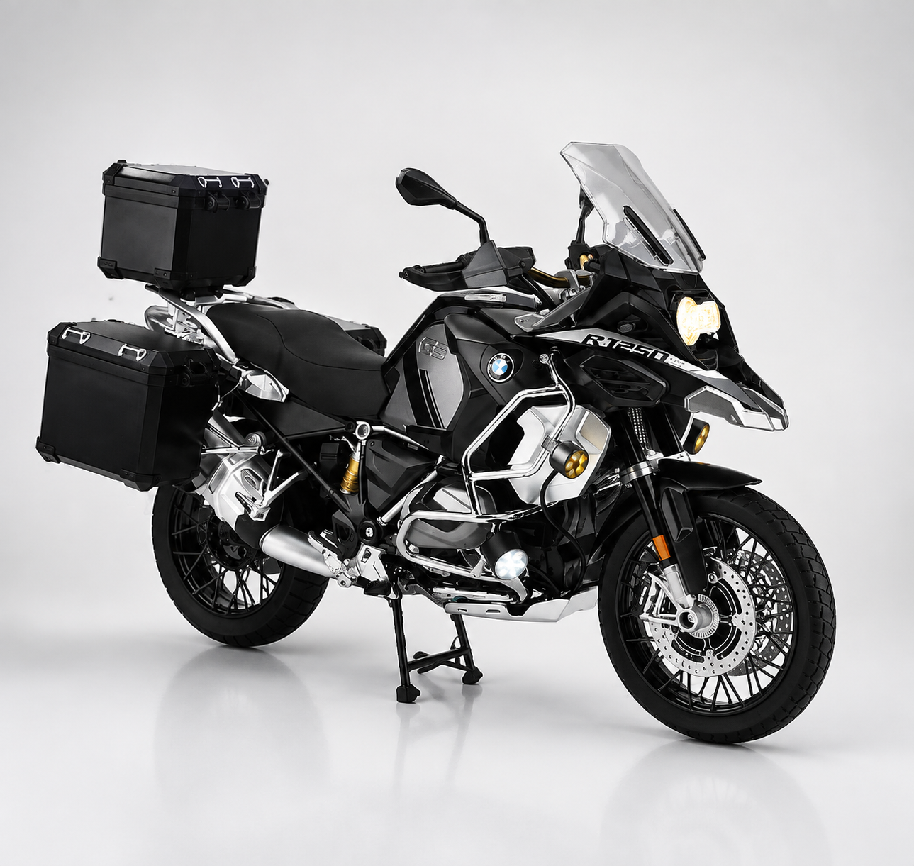 【1/24 ‎BMW R 1250 GS 】比例1/24寶馬 R 1250 GS 越野旅行摩托車合金模型 