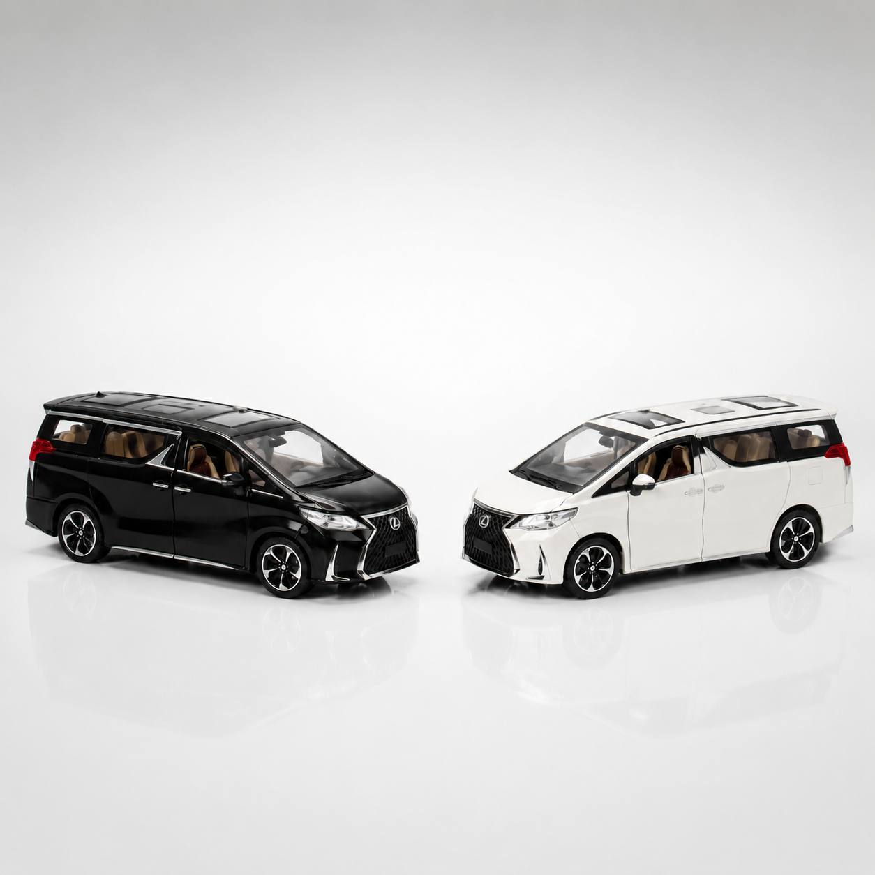 【1/24 Lexus LM 300h 】比例1/24凌志 LM 300H 合金汽車模型 