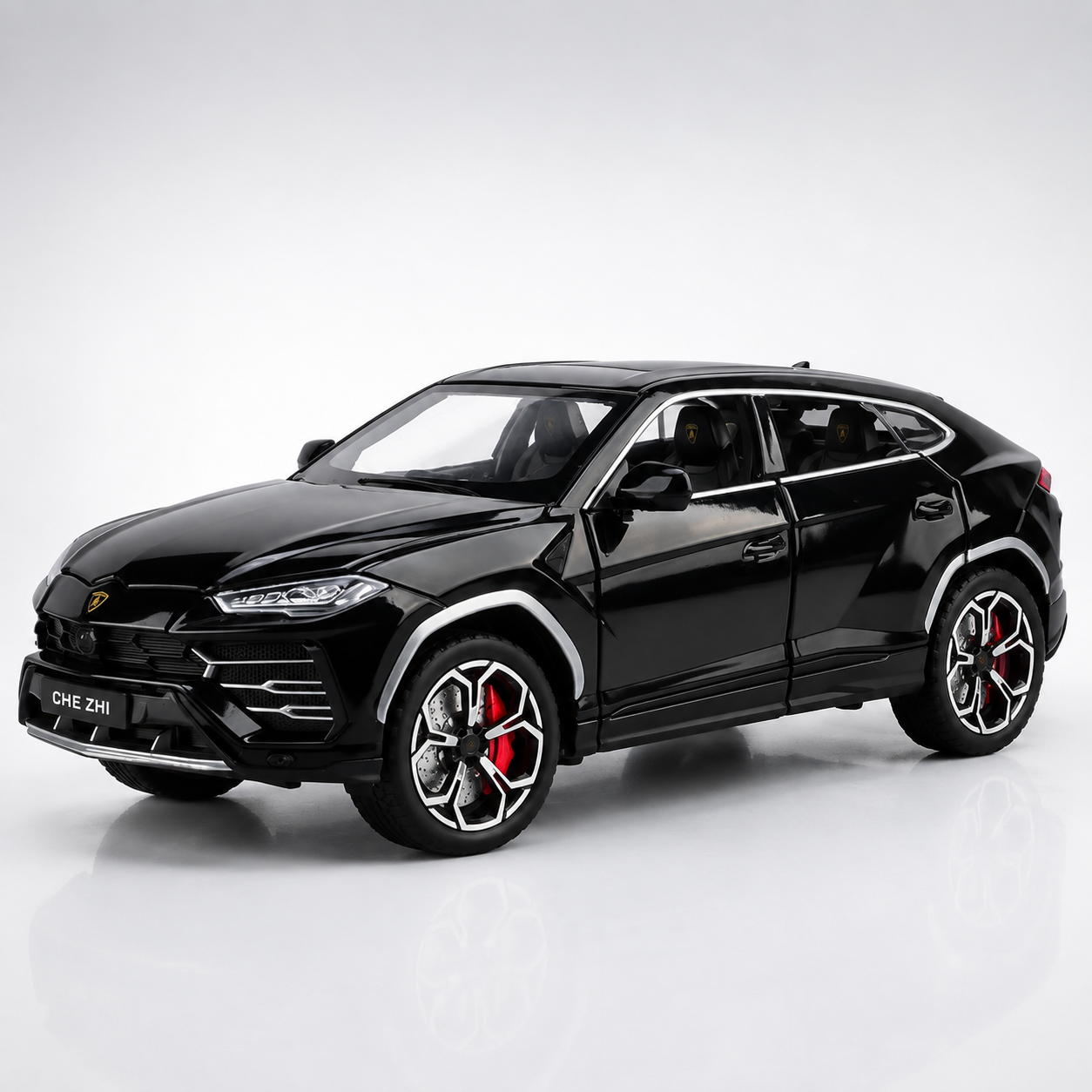 【1/24 Lamborghini Urus 】比例1/24藍寶堅尼Urus 超跑SUV合金汽車模型 