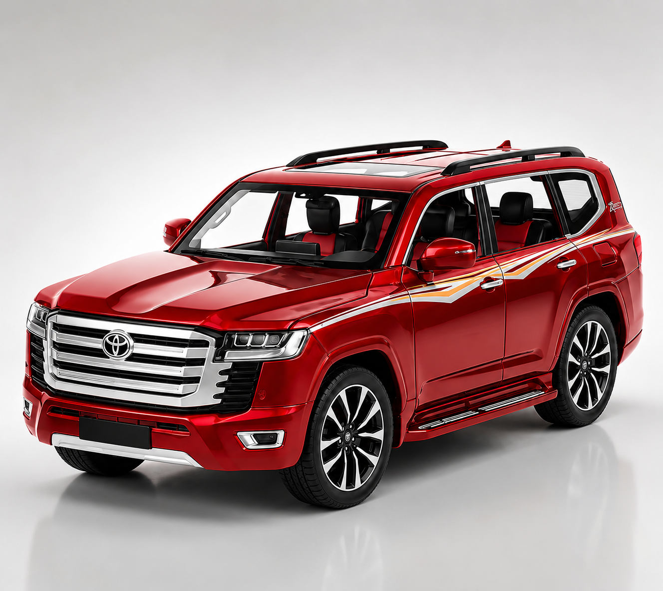 【1/24 Land Cruiser 】比例1/24陸地巡洋艦合金汽車 