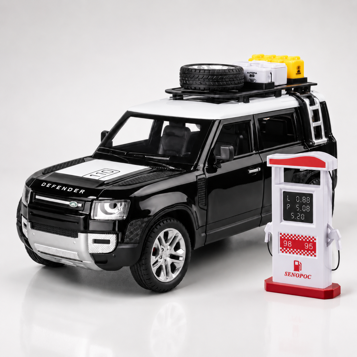【1/24 Land Rover Defender 】比例1/24路虎捍衛者合金汽车模型 