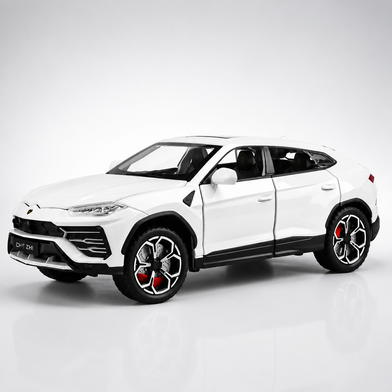 【1/24 Lamborghini Urus 】比例1/24藍寶堅尼Urus 超跑SUV合金汽車模型 