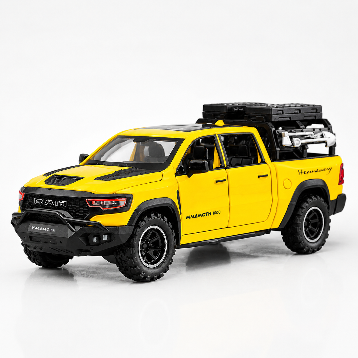 【1/32 Hennessey Mammoth RAM TRX 】比例1/32道奇猛獁象 RAM 越野合金汽車模型 