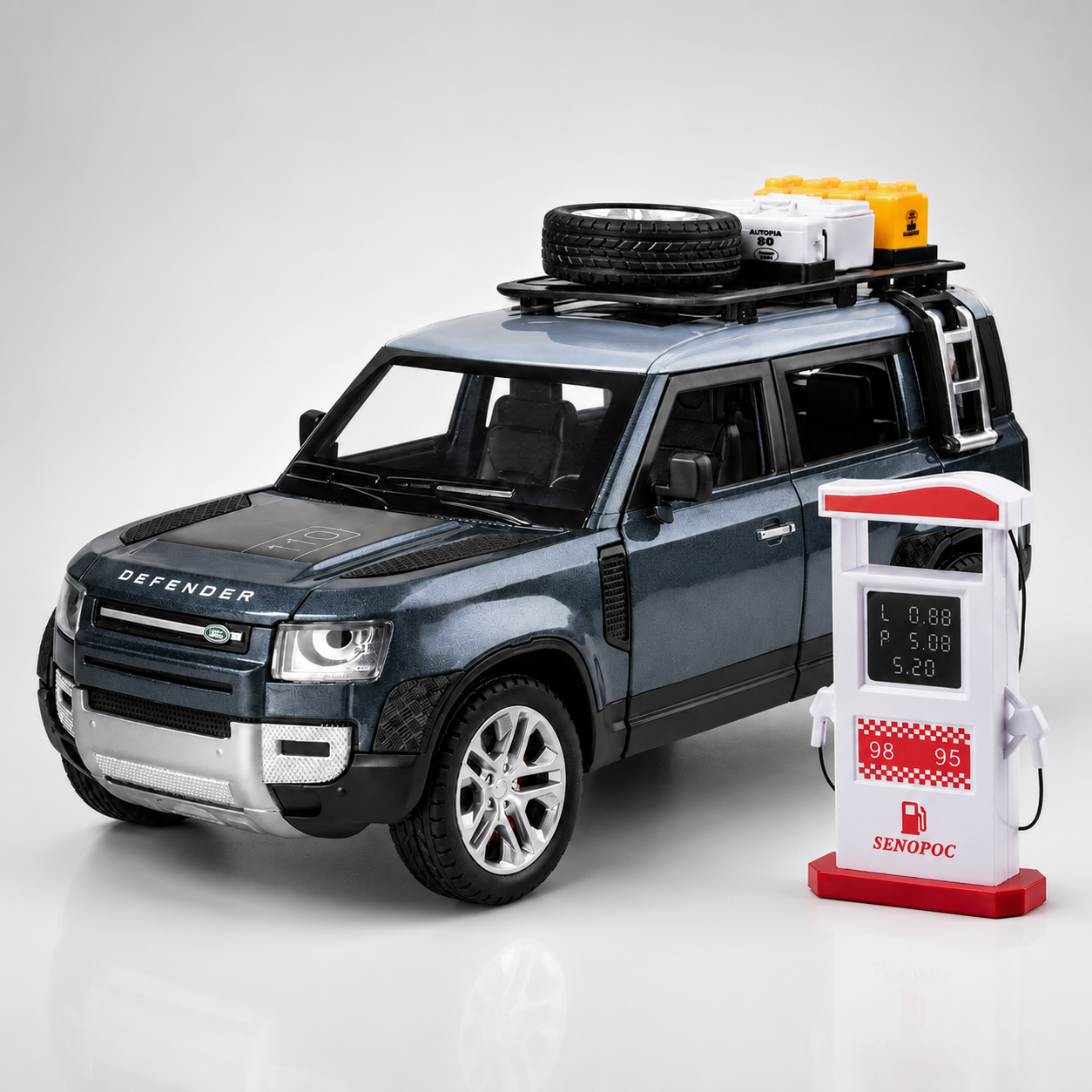 【1/24 Land Rover Defender 】比例1/24路虎捍衛者合金汽车模型 
