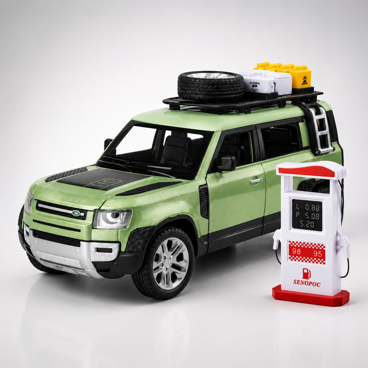 【1/24 Land Rover Defender 】比例1/24路虎捍衛者合金汽车模型 