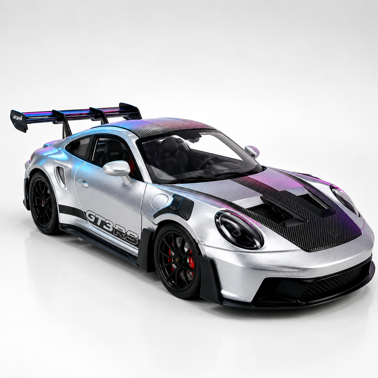 【1/24 ‎Porsche 911 GT3  】比例1/24保时捷911GT3 賽道版合金汽車模型 