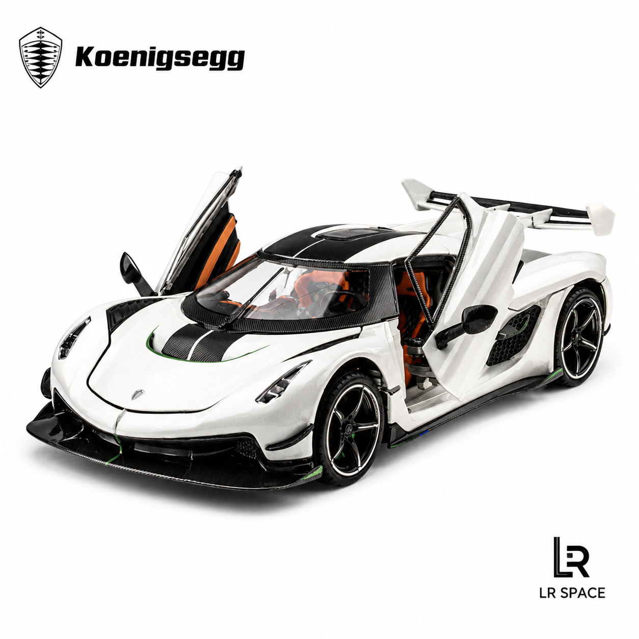 凌刃 LR Space®｜ Koenigsegg 柯尼塞格 Jesko Attack 1:24 合金收藏模型