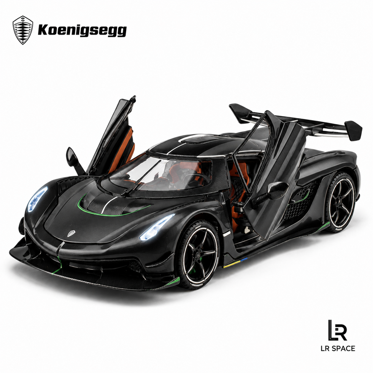 凌刃 LR Space®｜ Koenigsegg 柯尼塞格 Jesko Attack 1:24 合金收藏模型
