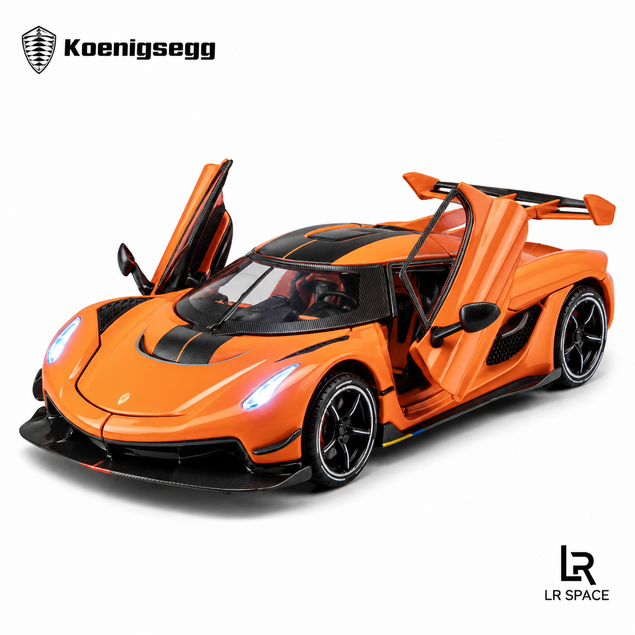 凌刃 LR Space®｜ Koenigsegg 柯尼塞格 Jesko Attack 1:24 合金收藏模型