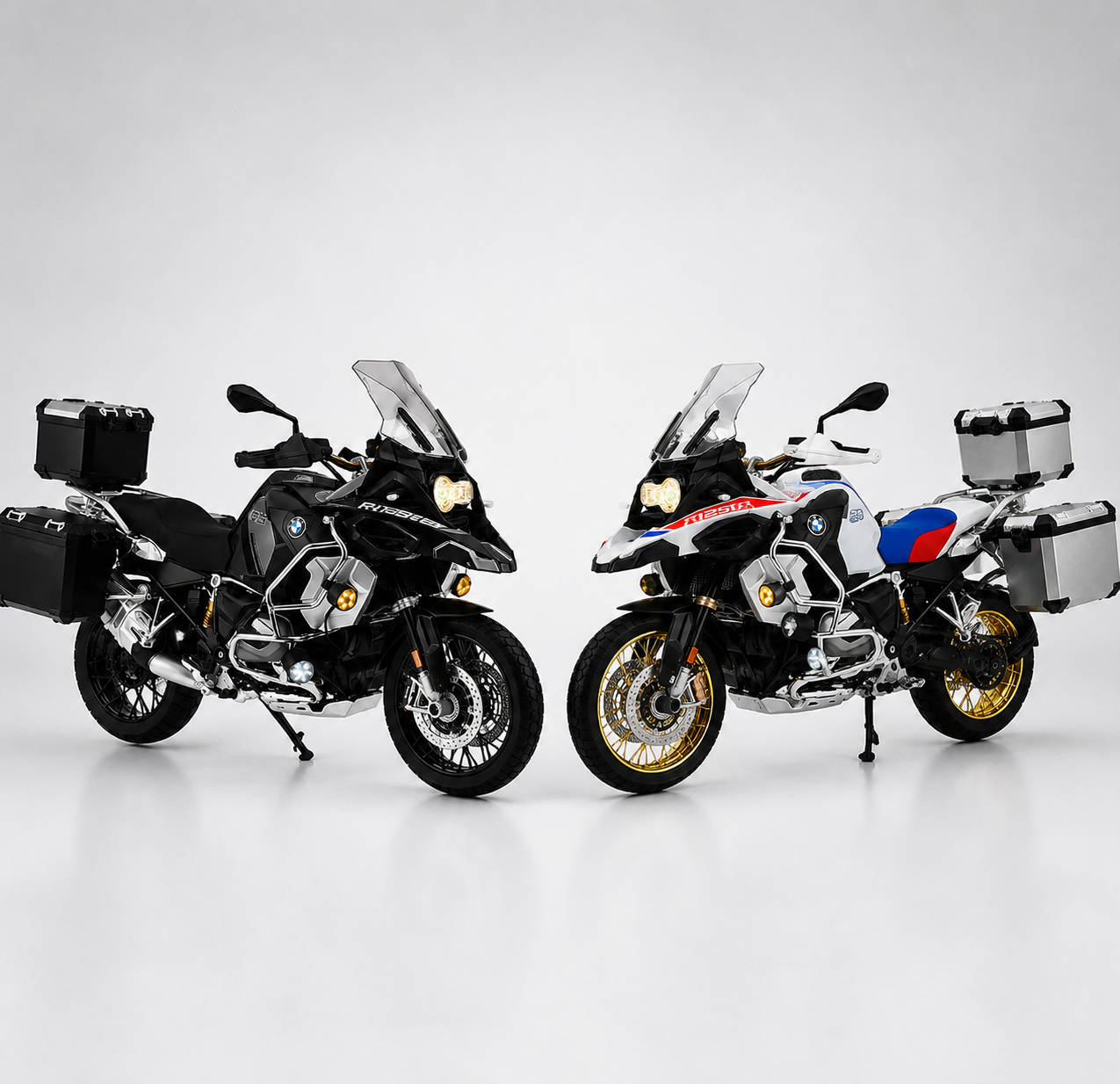 【1/24 ‎BMW R 1250 GS 】比例1/24寶馬 R 1250 GS 越野旅行摩托車合金模型 
