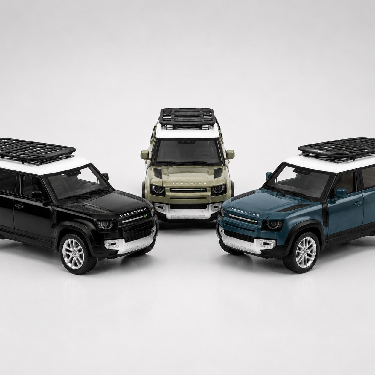 【1/24 Land Rover Defender 】比例1/24路虎捍衛者合金汽车模型 