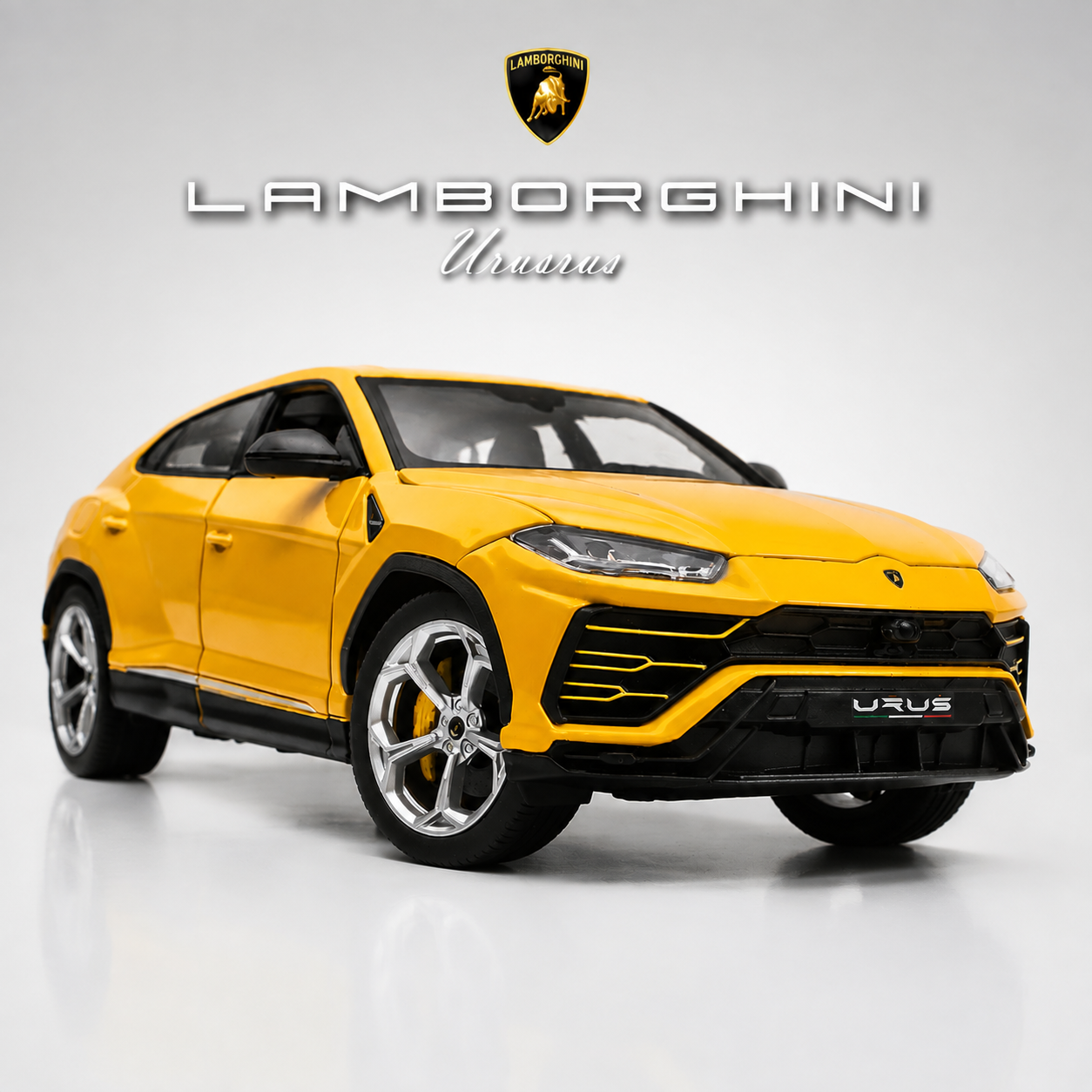 【1/24 Lamborghini Urus 】比例1/24藍寶堅尼Urus 超跑SUV合金汽車模型 
