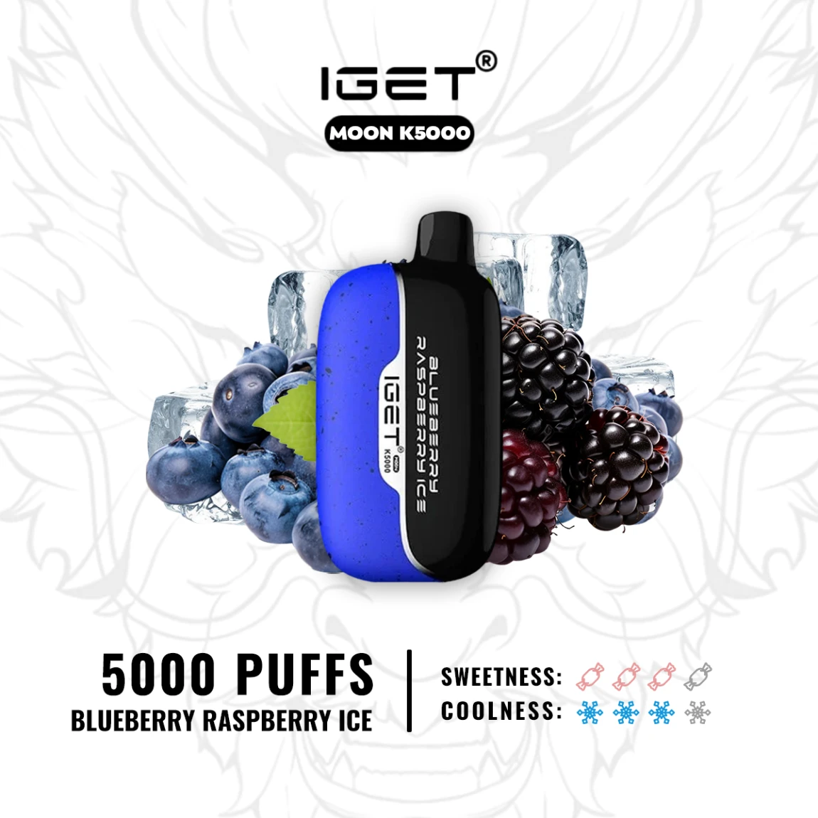 IGET MOON – BLUEBERRY RASPBERRY ICE