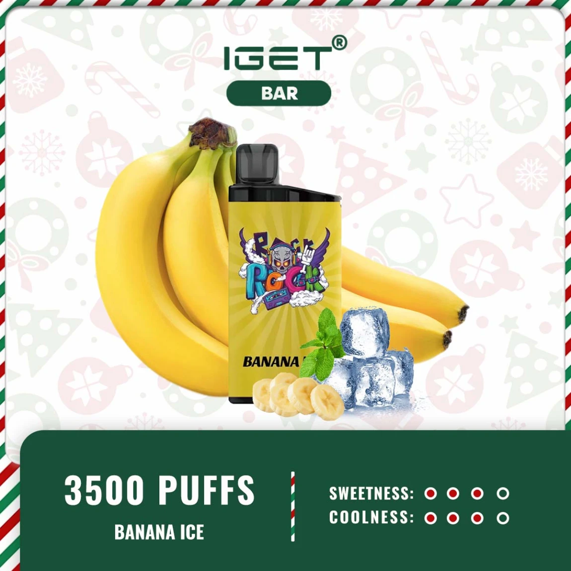 IGET BAR 3500 PUFFS – BANANA ICE