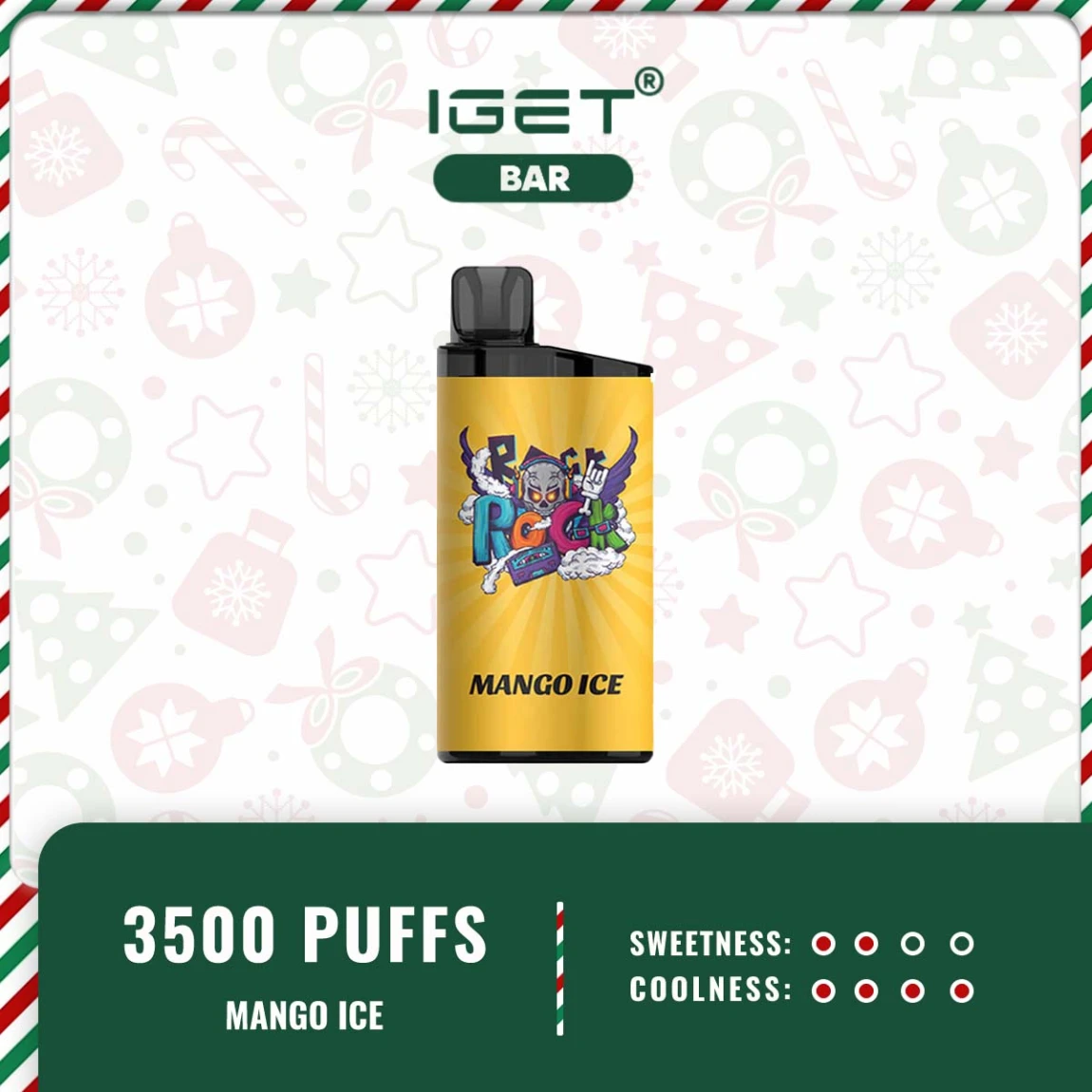 IGET BAR 3500 PUFFS – MANGO