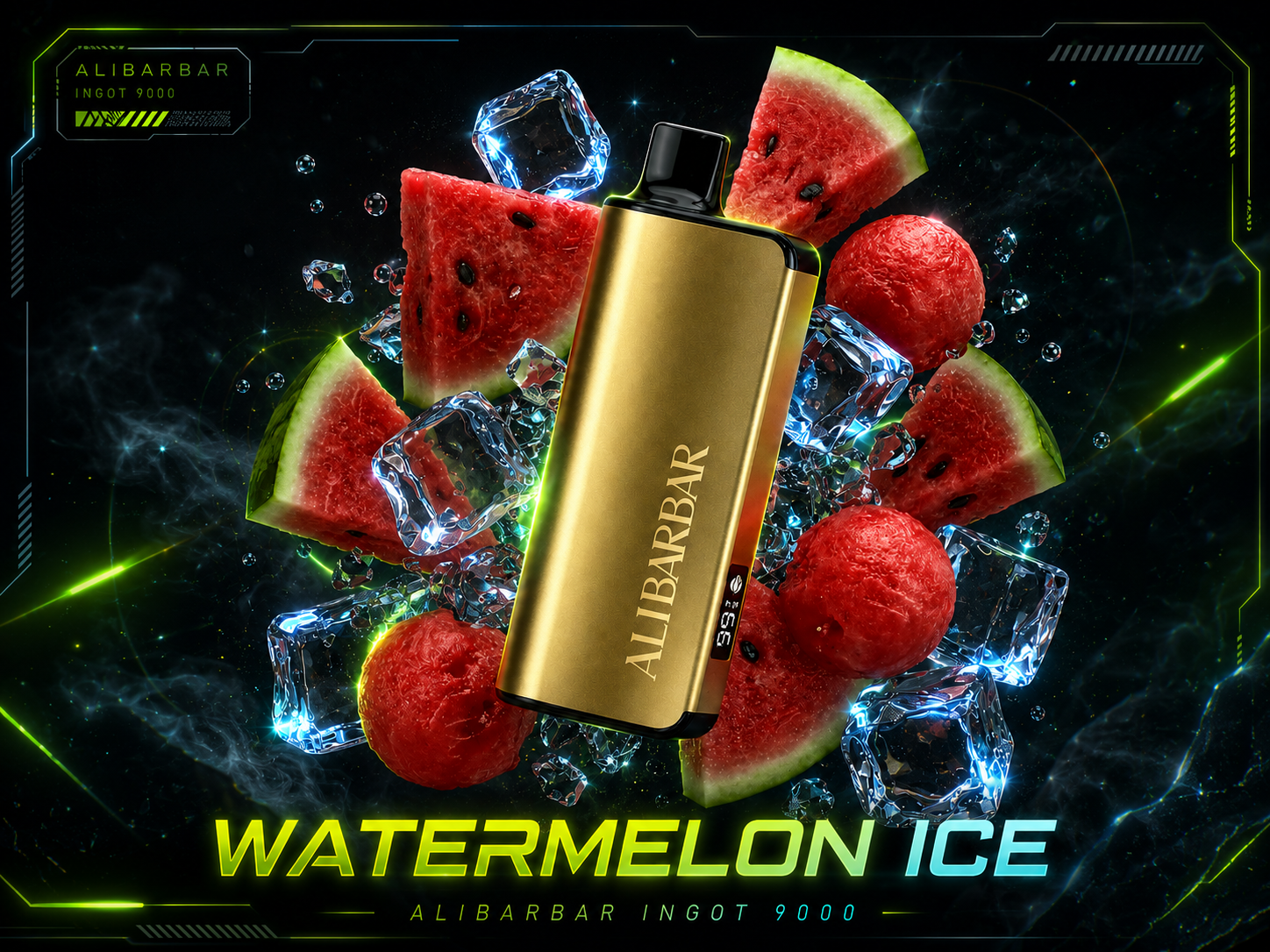 Alibarbar Ingot 9000 Watermelon Ice