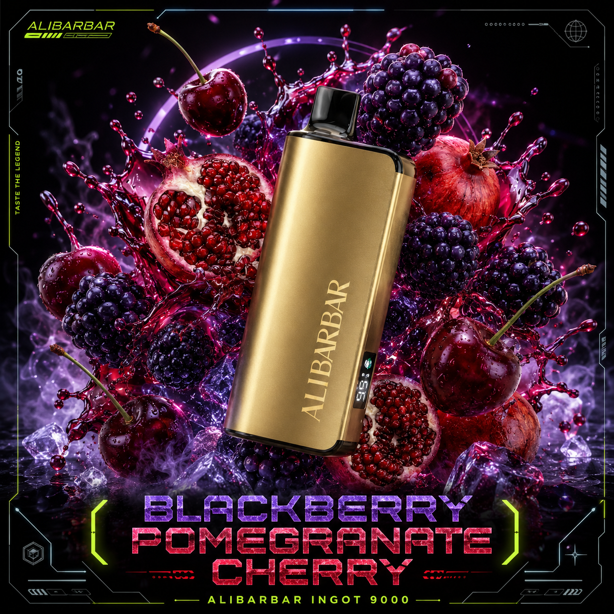 Blackberry Pomegranate Cherry – INGOT 9000