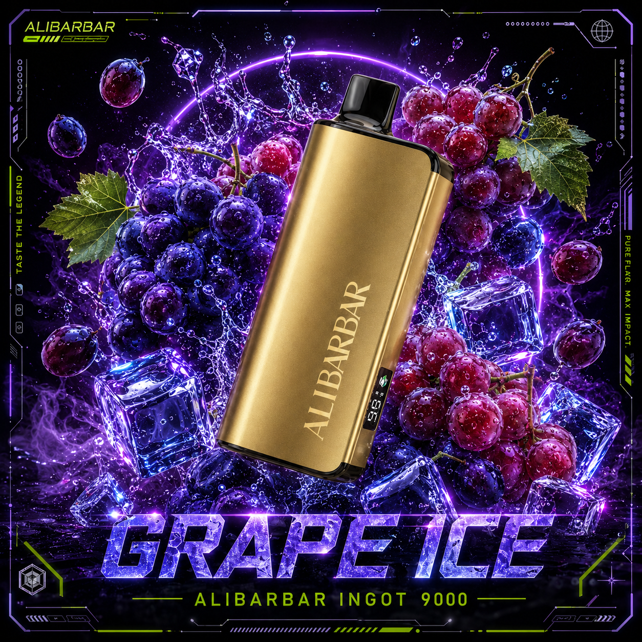 Best Flavours to Try💥Grape Ice – INGOT 9000