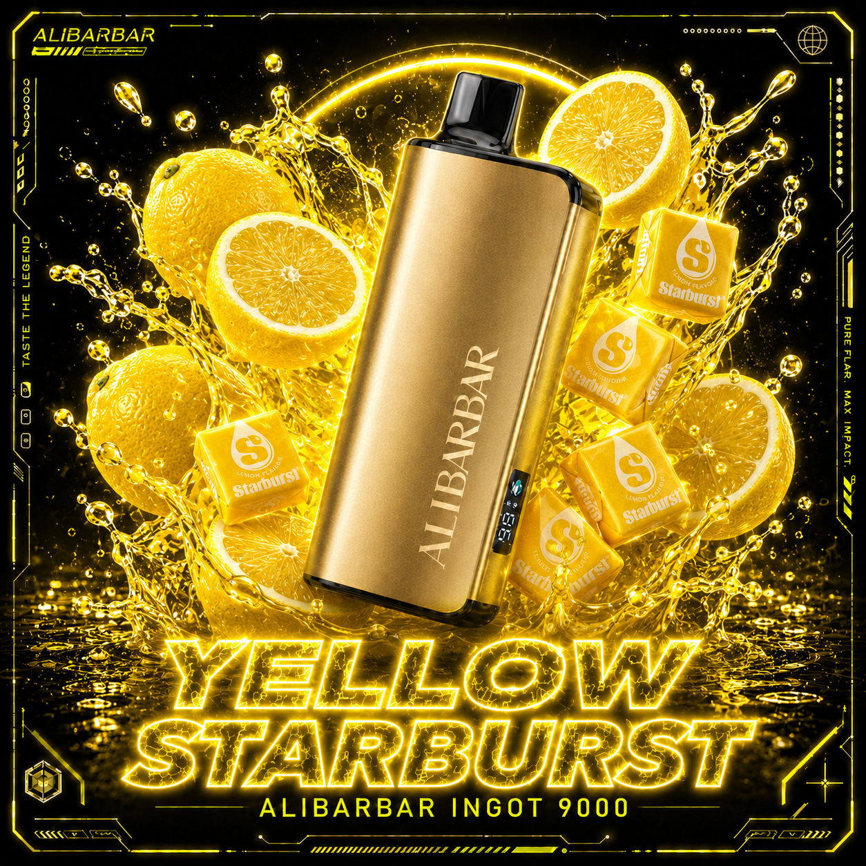 Yellow Starburst – INGOT 9000