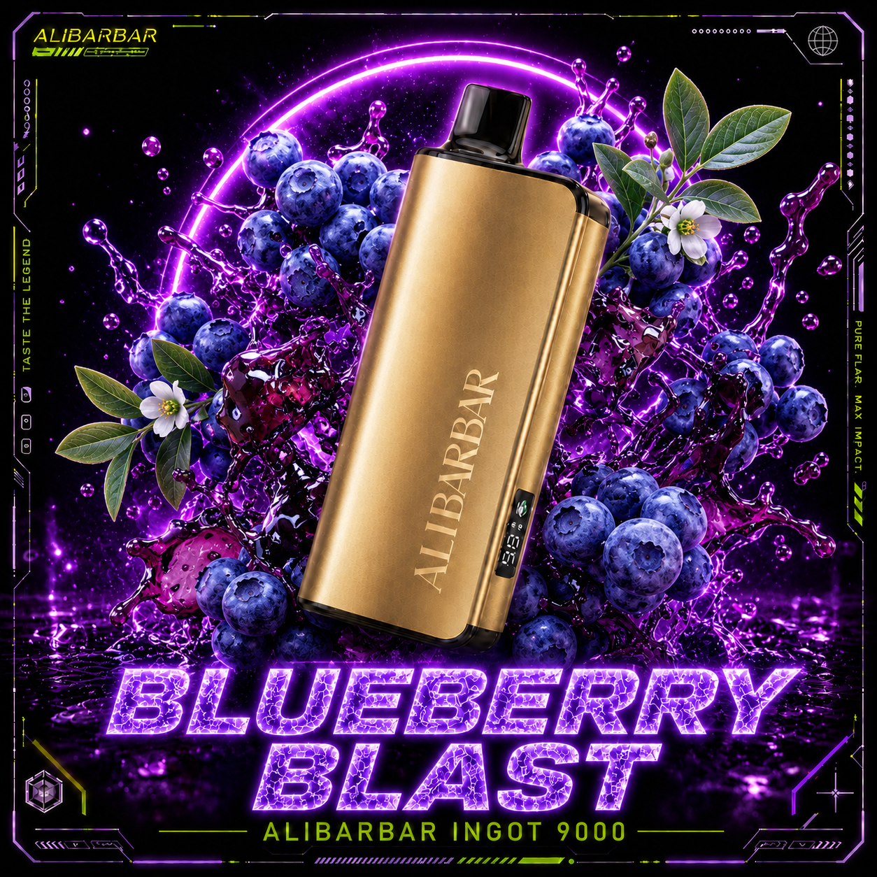 Best Flavours to Try💥Blueberry Blast – INGOT 9000
