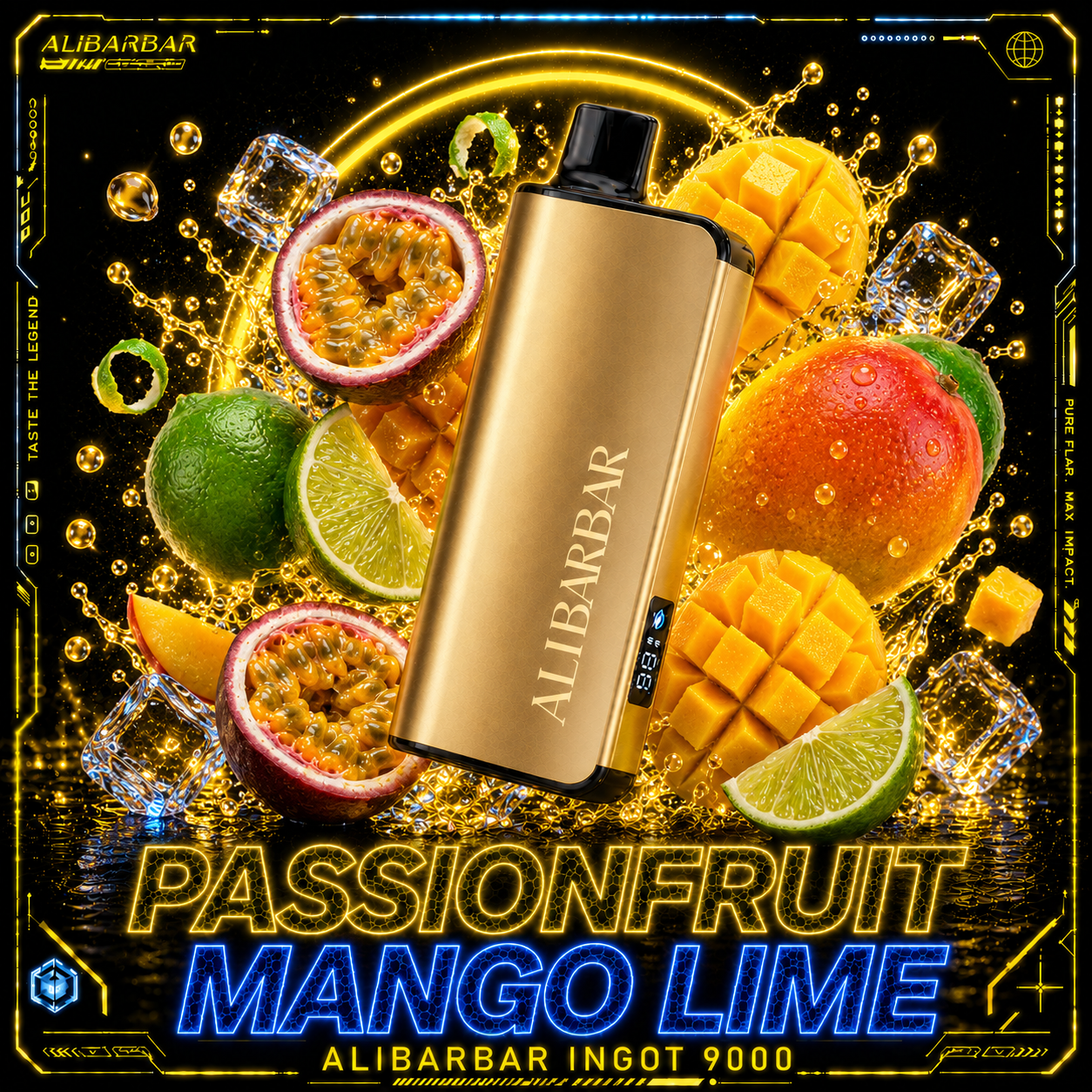Passionfruit Mango Lime – INGOT 9000