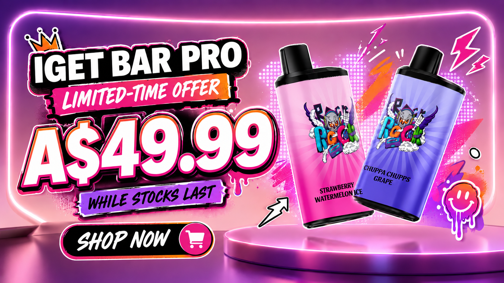 IGET BAR PRO Final Day Sale